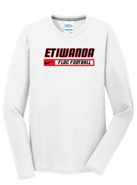 Long Sleeve Performance Tee - WHITE